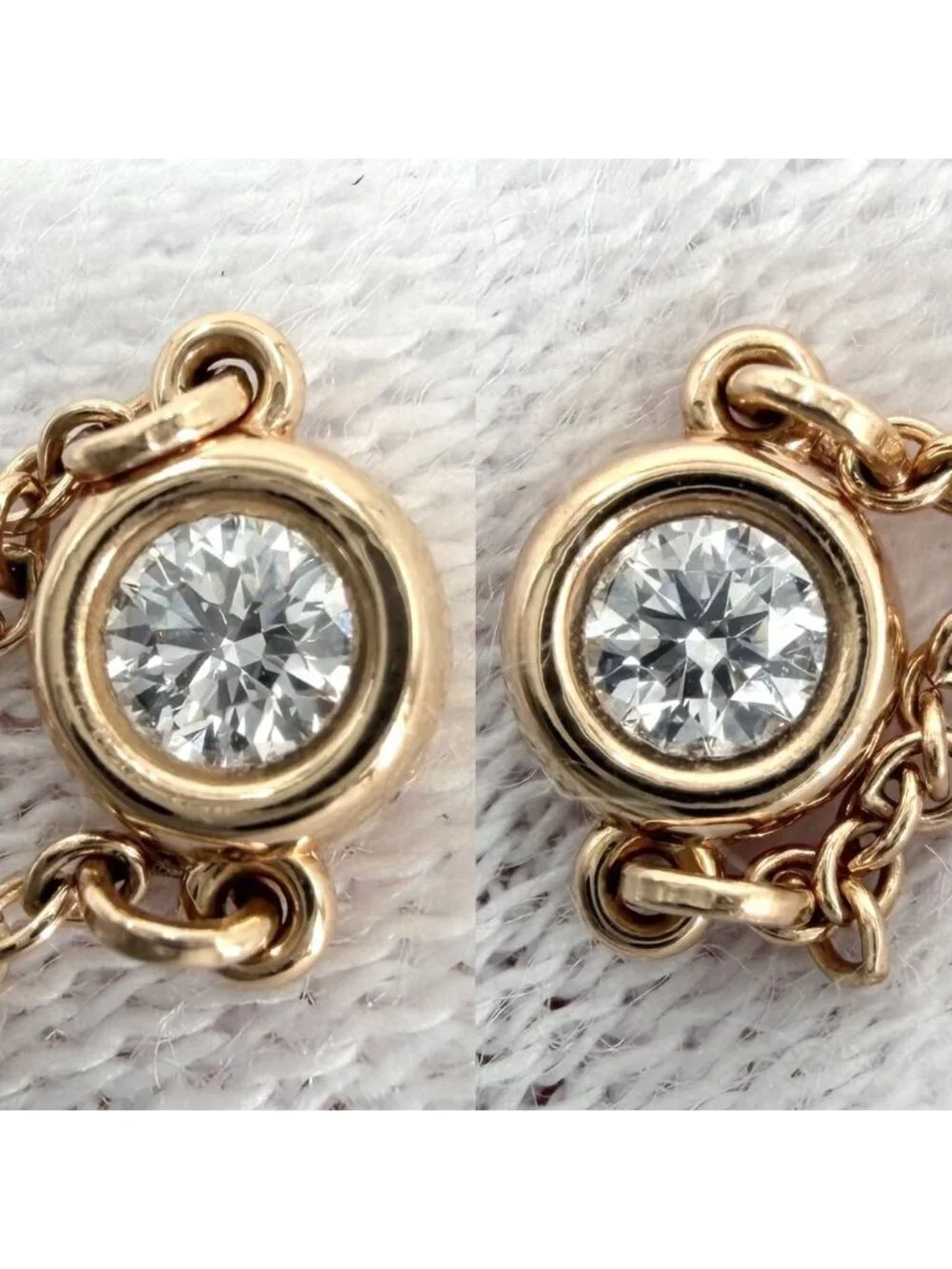 Tiffany & Co Ring Elsa Peretti by the Yard Pink Gold Diamond